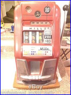 mills slot machine keys
